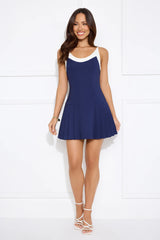 Ace The Game Romper Navy
