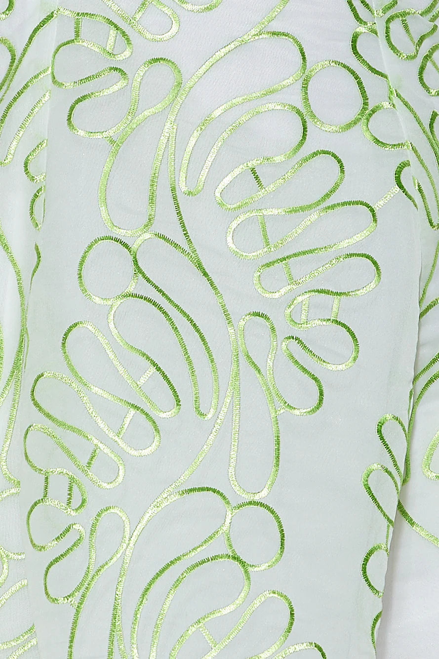 Cutest Event Mini Dress Green