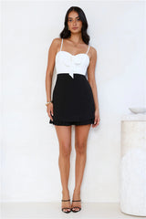 Fashion Features Mini Dress Black