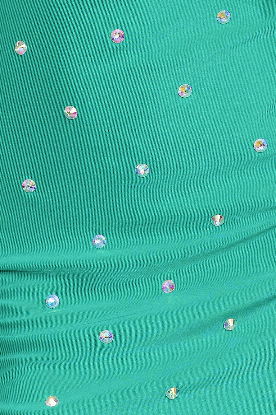 Giving More Mini Dress Green