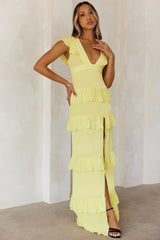 Friendship Gardens Maxi Dress Yellow