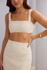 Endless Sunshine Crop Top Cream