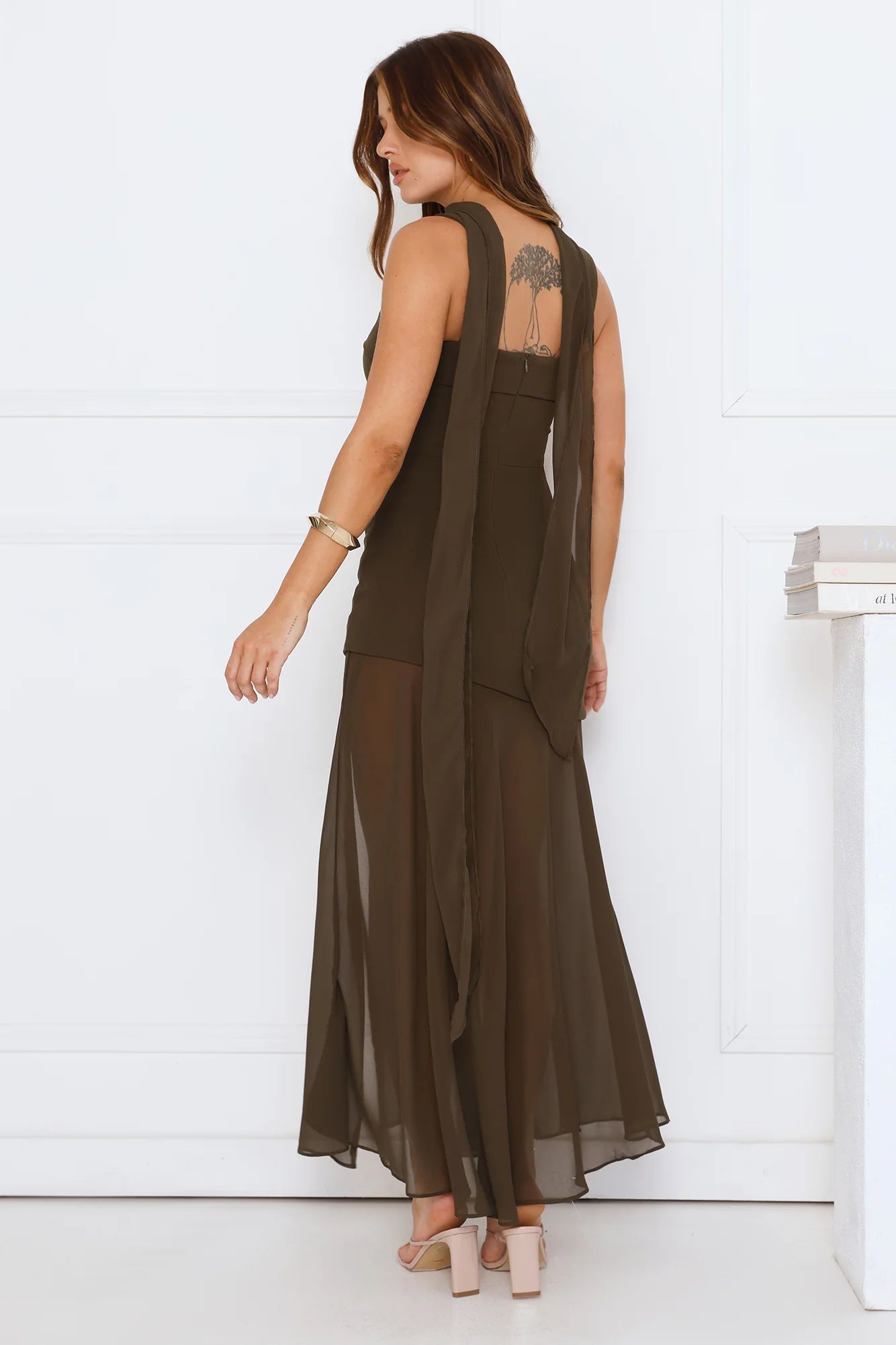 Glow To Go Maxi Dress Olive