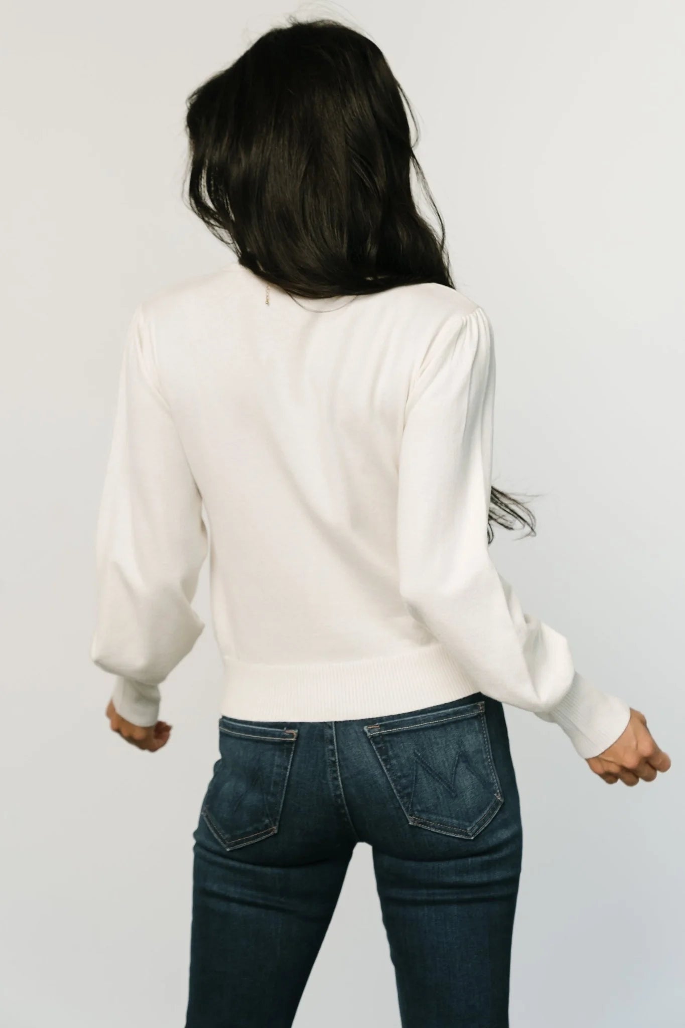 Danica Turtleneck Knit Top | Ivory