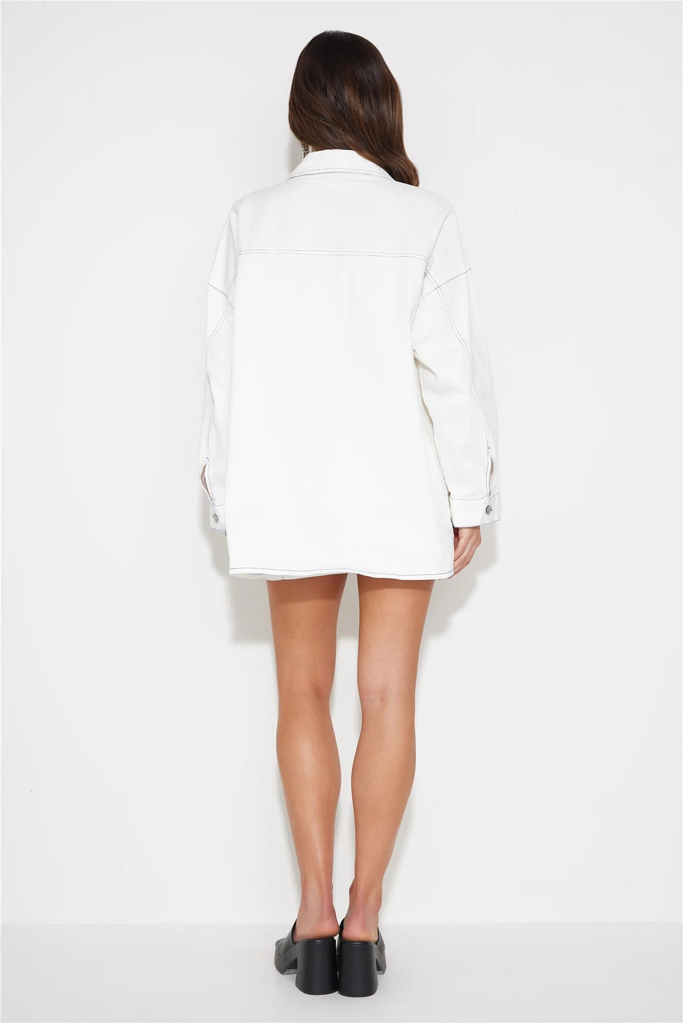 Walking Out Shirt Top White