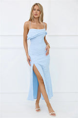 The Icon Issue Maxi Dress Blue