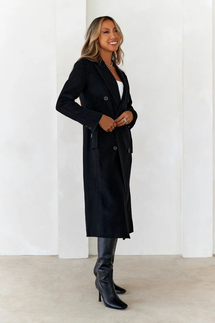 Allured Coat Black