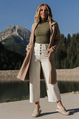 Roland Long Jacket | Light Camel