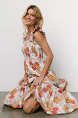 Adela Maxi Dress | Cream Multi Floral