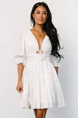 Gisela Short Dress | Off White
