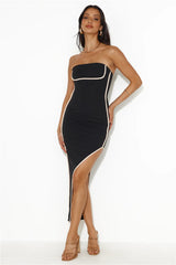 Casino Queen Midi Dress Black