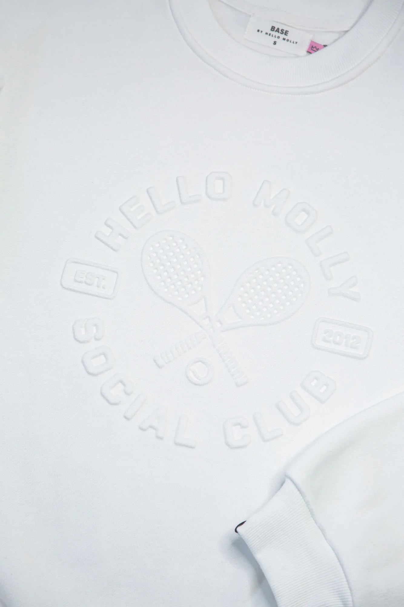 BASE Social Club Round Neck Sweatshirt White