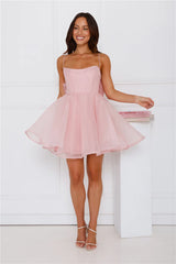 Gorgeous Gatherings Mini Dress Pink