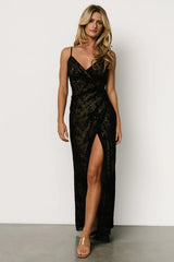 Ayesha Fitted Gown | Black