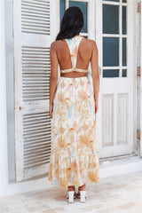 All Day Party Maxi Dress Yellow
