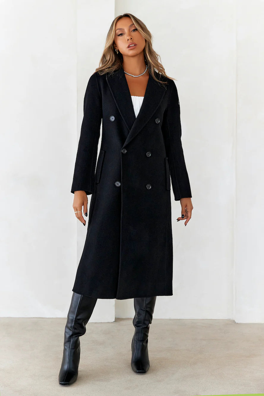 Allured Coat Black