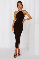 Be My Copycat Midi Dress Black