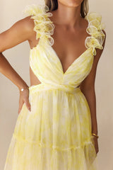 Endless Riviera Maxi Dress Yellow