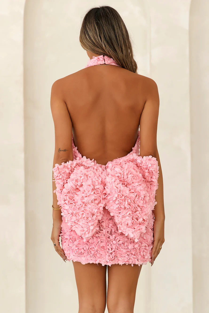 Extra Extra Mesh Mini Dress Pink