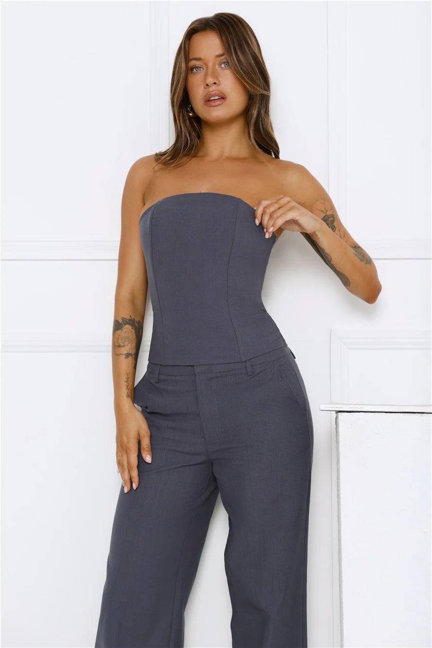 Untamed Corset Bodice Top Mineral