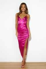 Wear The Glow Midi Dress Pink