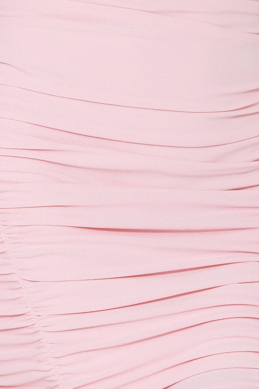 All The Curves Midi Dress Pink