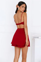 Fashion Definition Mini Dress Red