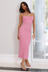 True Mettle Midi Dress Pink
