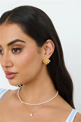 18k Gold Plated Luxa Earrings Gold
