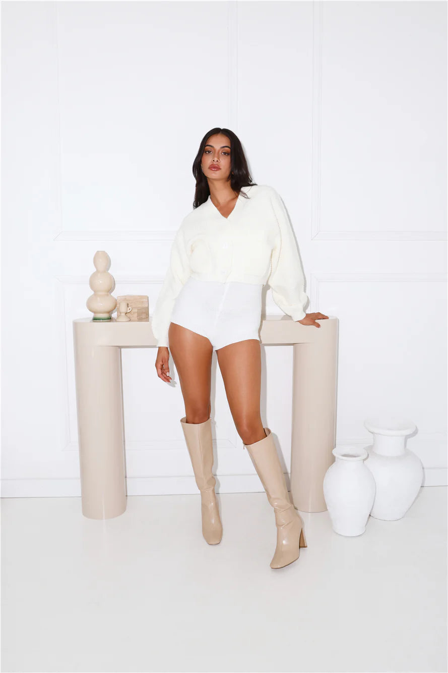Alaska Knit Cardigan Cream