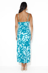 Beauty Of Music Maxi Dress Teal