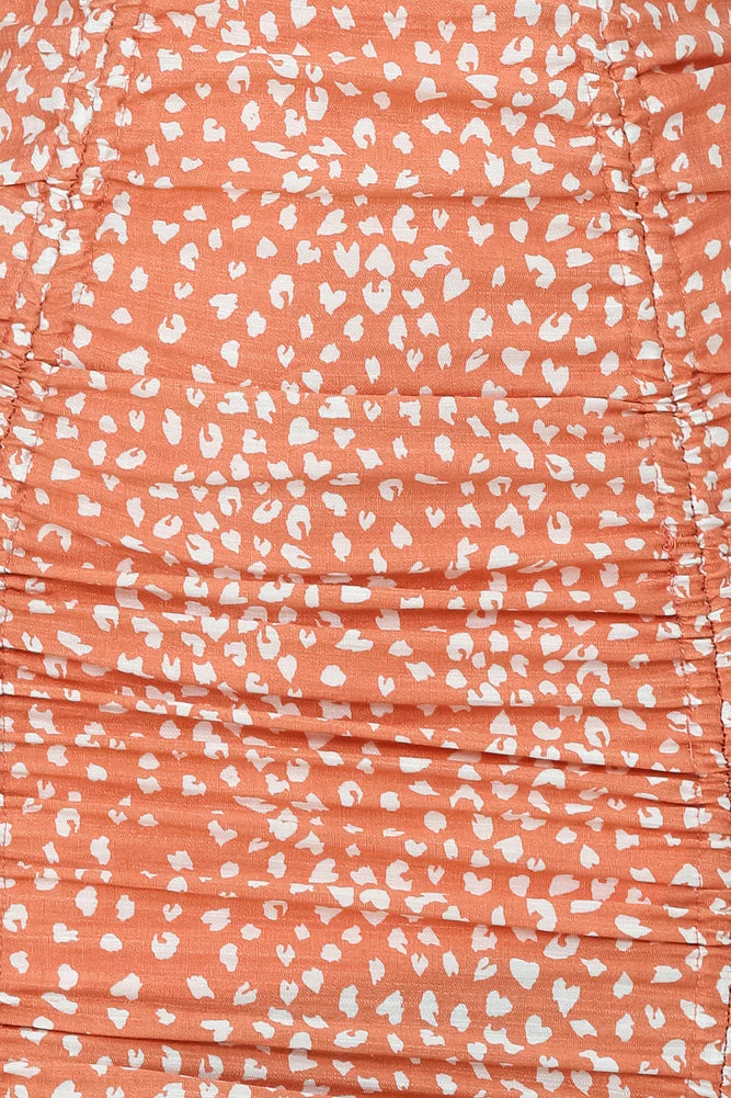 Turn Right Dress Peach