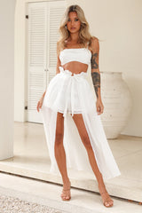 Dreamy Connection Crop Top White