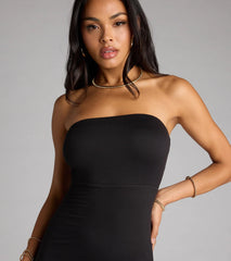 That Girl Energy Cutout Tube Midi Dress