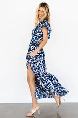 Adira Maxi Dress | Navy Floral