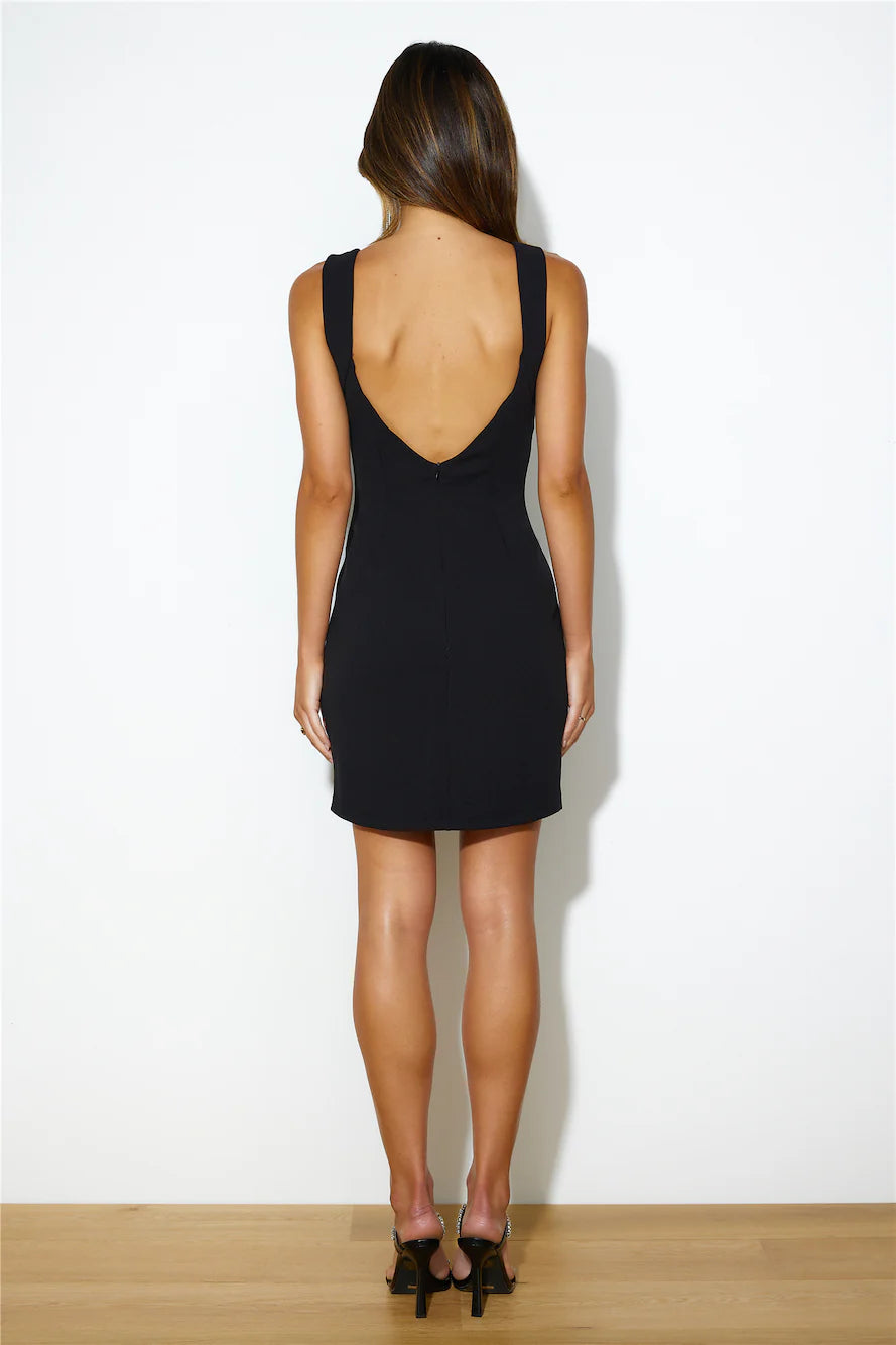Want It Proper Dress Black