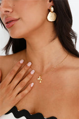 18k Gold Plated Tiny Bow Necklace Gold