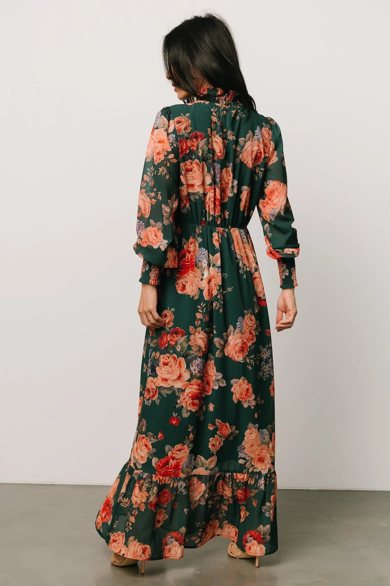 Luciana Maxi Dress | Green Multi