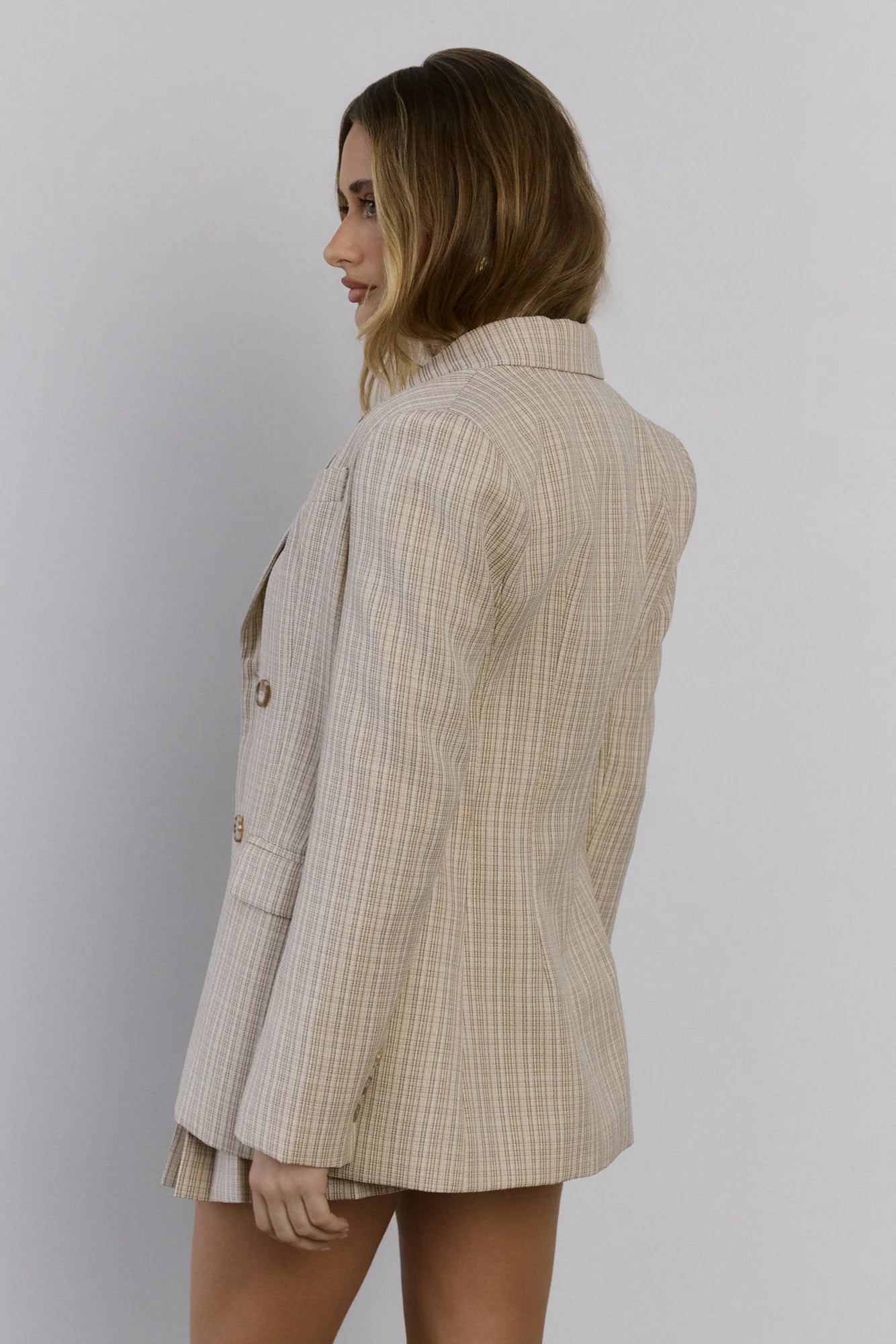 Yacht Club Blazer Beige