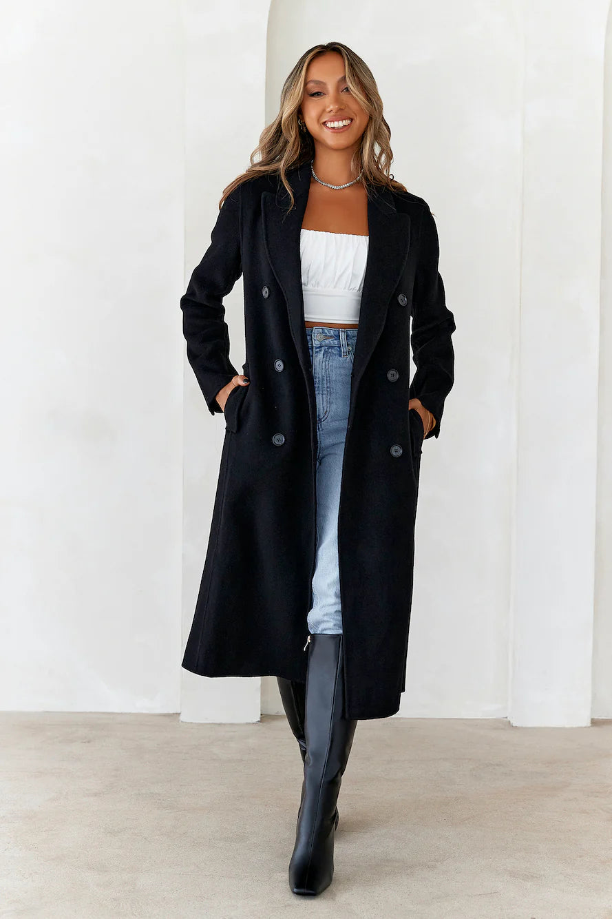 Allured Coat Black