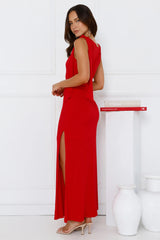 Cosmic Girl Energy Maxi Dress Red