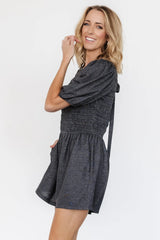 Beaumont Romper | Heather Black