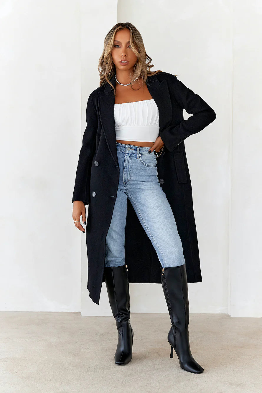 Allured Coat Black