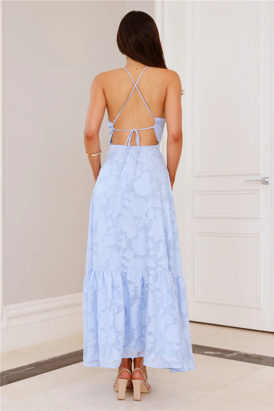Elara Maxi Dress Blue