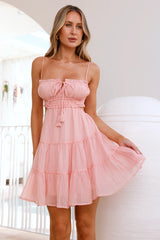 Beachside Dreaming Mini Dress Pink