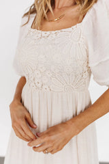 Archer Boho Dress | Beige