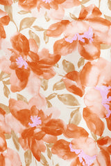 Fifi Satin Maxi Dress Orange
