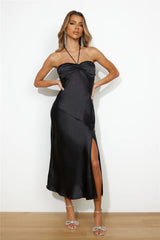 True Savage Midi Dress Black