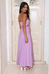 Garden Dance Midi Dress Lilac