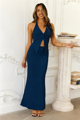Coral Cove Halter Top Navy